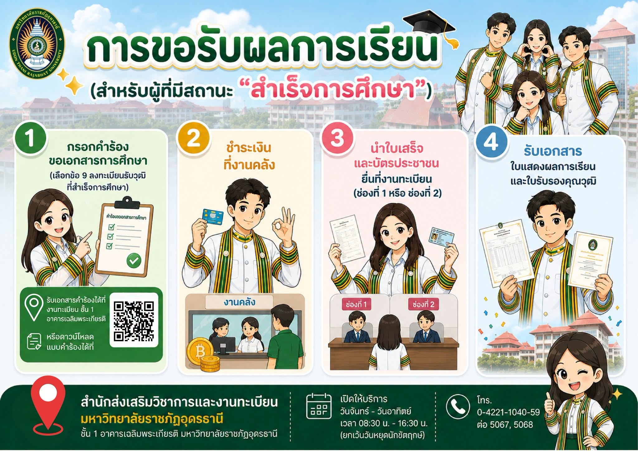 à¸à¸²à¸£à¸‚à¸­à¸£à¸±à¸šà¸œà¸¥à¸à¸²à¸£à¹€à¸£à¸µà¸¢à¸™ (à¸ªà¸³à¸«à¸£à¸±à¸šà¸œà¸¹à¹‰à¸—à¸µà¹ˆà¸¡à¸µà¸ªà¸–à¸²à¸™à¸° "à¸ªà¸³à¹€à¸£à¹‡à¸ˆà¸à¸²à¸£à¸¨à¸¶à¸à¸©à¸²")